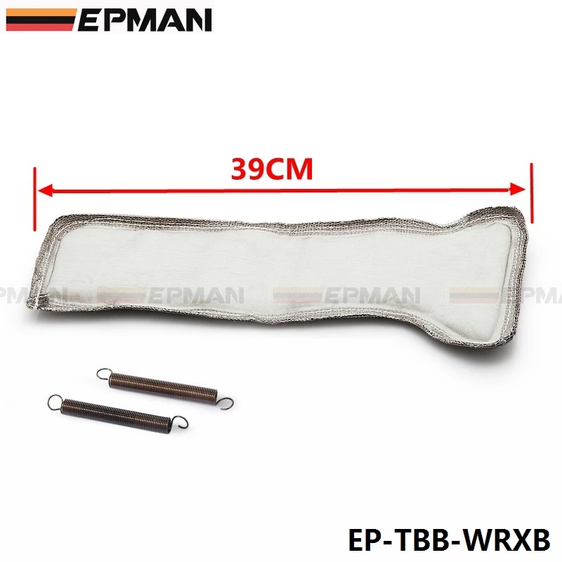 EPMAN เทอร์โบชาร์จผ้าห่ม Turbo ผ้าห่มความร้อน Turbo ผ้าห่มสําหรับ Subaru WRX 02-14 EP-TBB-WRXB