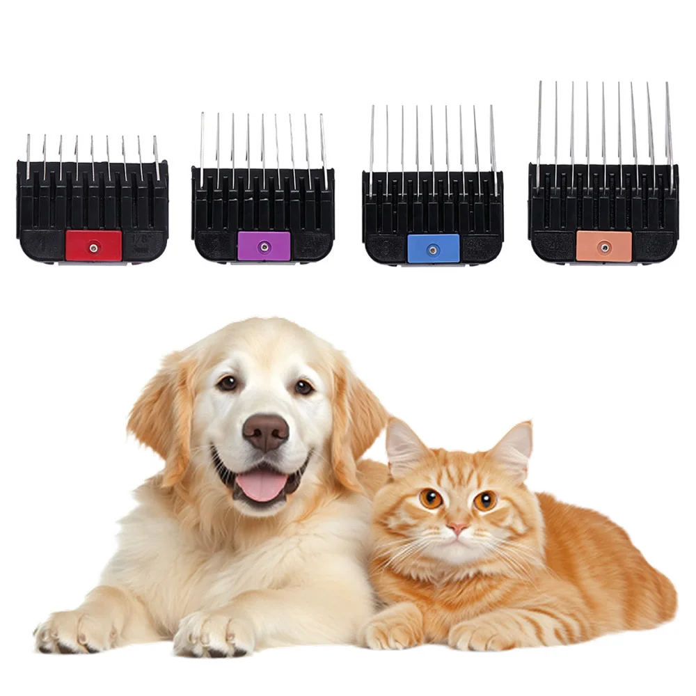 Multi Size Stainless Steel Animal Attachment Comb Special Detachable Pet Grooming Comb Sharp Animal Limit Comb for A Series