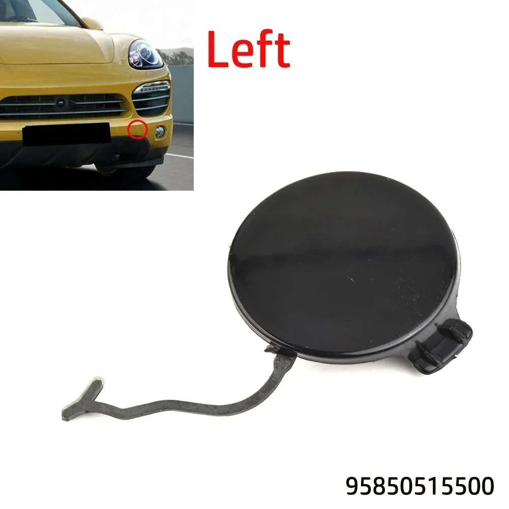 Left Front  Bumper Tow Hook Cover Towing Eye Cap For Porsche For Cayenne 2011-2014 Bumper Tow Hook Cover Towing Eye Cap NEW