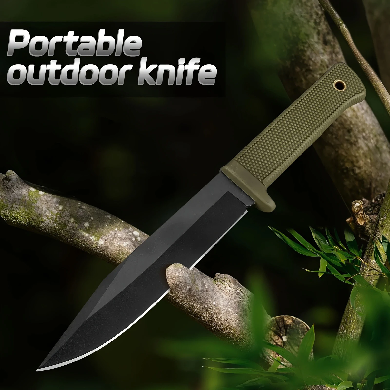 มีดพกพาสำหรับตั้งแคมป์แบบใบมีด - Hunting Knife Outdoor Edge บทวิจารณ์และราคา