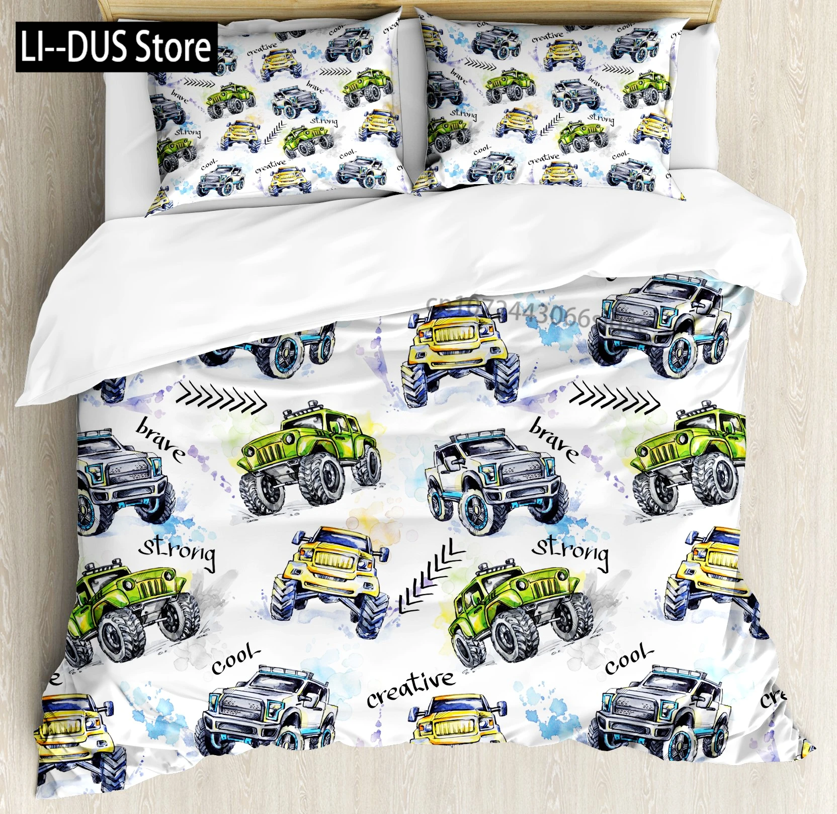 

Ferris Wheel Bedding Set, Washable Quilt Cover for Kids Boys Girls, Breathable Decor 1 Duvet Cover with 2 Pillow Cases Full Size