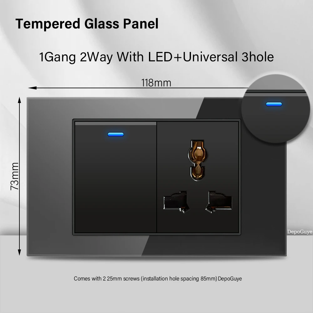 Variant: 1Gang LED Universal