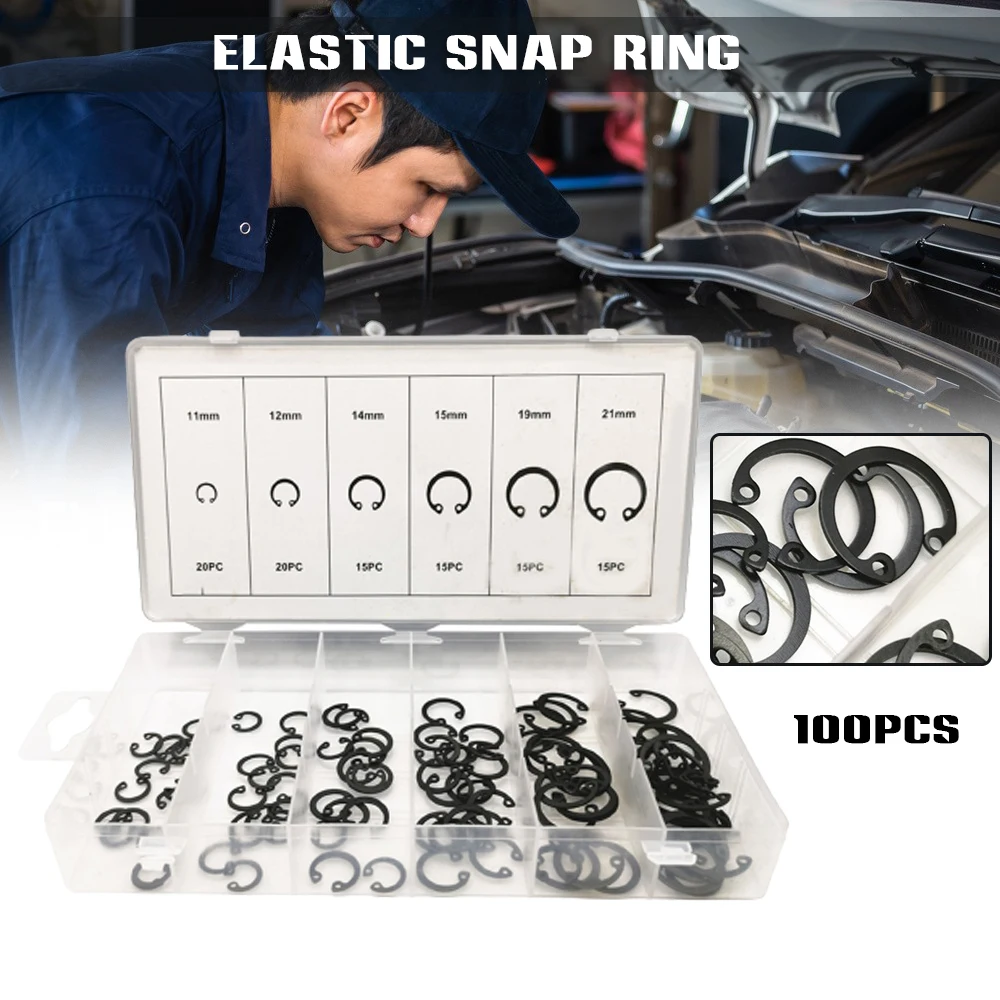 

Newest Snap Ring Assortment Kit Metric Internal Circlips External Retaining Clamps Retaining Clip Rings Clip Ring Assortment Set