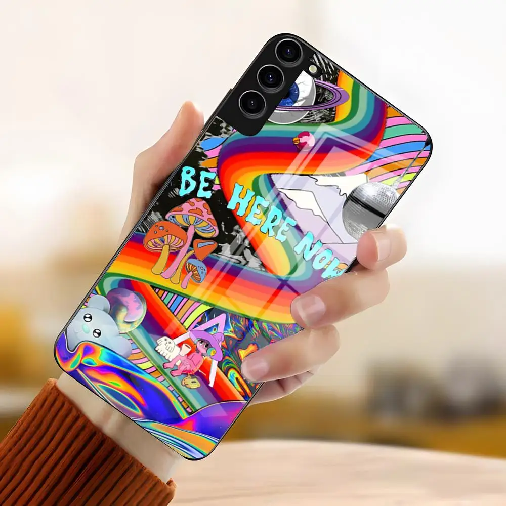 The M-Midnight Gospel Phone Case For Samsung A25 A13 A33 5G A54 A36 A35 A56 A52 A14 Shockproof Glass Cover