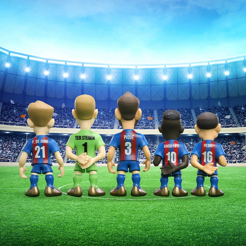 

Panini Licensed MINIX Soccer Legends Series Qatar 2022 Messi Neymar Collectible Figurines