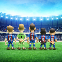 Panini Licensed MINIX Soccer Legends Series Qatar 2022 Messi Neymar Collectible Figurines
