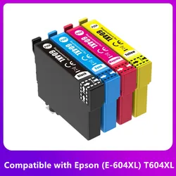 Epson、eupe、t604、604xl、XP-2200、XP-2205、WF-2810、XP-3200、XP-3205、XP-4200、XP-4205、WF-2910、WF-2930、WF-2935用のインクカートリッジ