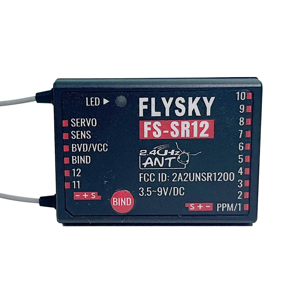 FLYSKY ST8 Remote Control 12CH 2.4GHz Remote Control RC Car and Ship Aircraft Model Dedicated SBUS English Bilingual Transmitter