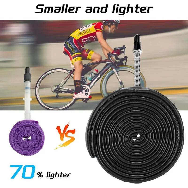 NPY أنبوب جديد 28 جرام الطريق Bicycle700x23C 25C 26C 27C 28C 30C 32C الدراجات إطارات الدراجة كاميرا الإطارات 700C pneu aro الفرنسية صمام Schaval베tajweer #6