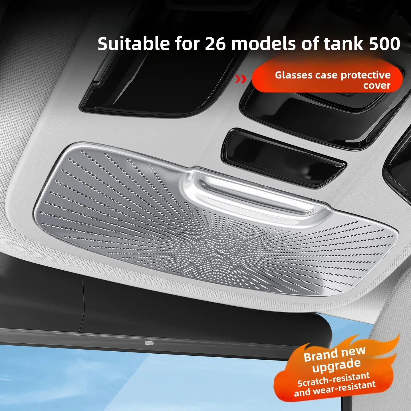 Brandneues 2026er Modell für Tank 500hi4t/z Brillenetui Schutzhülle Kratzfeste Staubschutzhülle Auto-Innenausstattung Zubehör