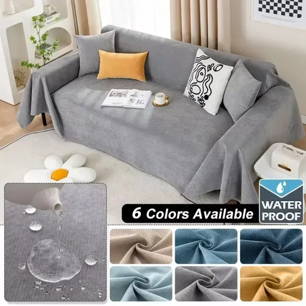 1pc Waterproof Sofa Cushion Full Cover Sofa Cover Four Seasons Universal Full Package Sofa Cushion Non-slip and Stain Resistant