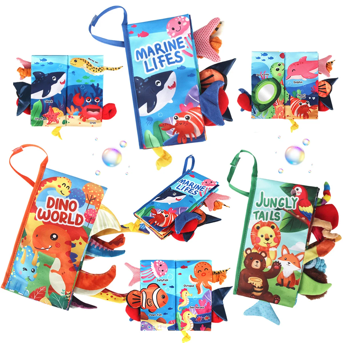 Baby Books Toys 0-6-12 Months,Baby Touch and Feel Crinkle Books, Newborn Infant Carseat Toys Shower Gifts Easter Basket Stuffers