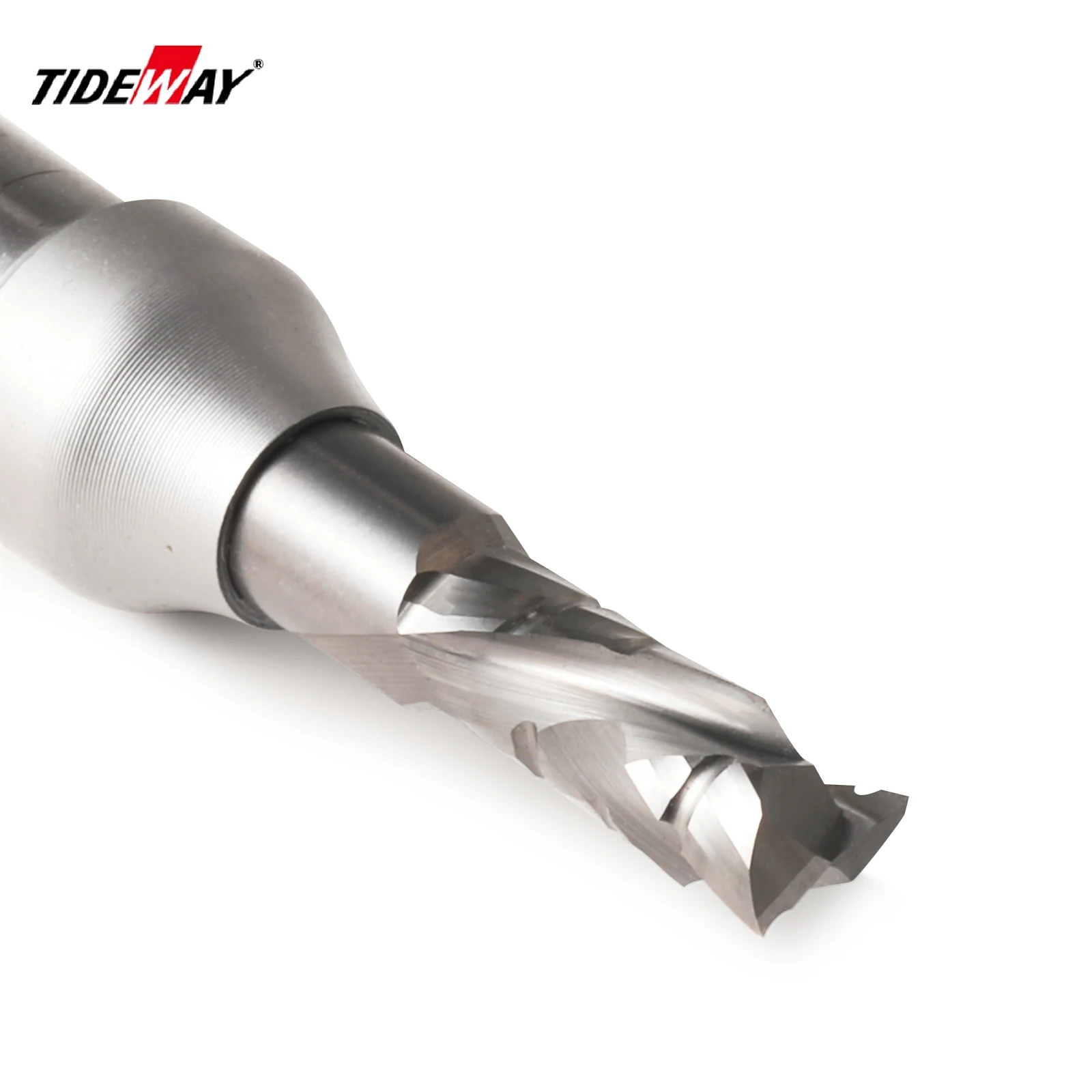 TIDEWAY TCT 12.7mm Compression Milling Cutter UP&DOWN Cut Two Flute Spiral Slotting Milling Tool CNC Router Bits Wood End Mill