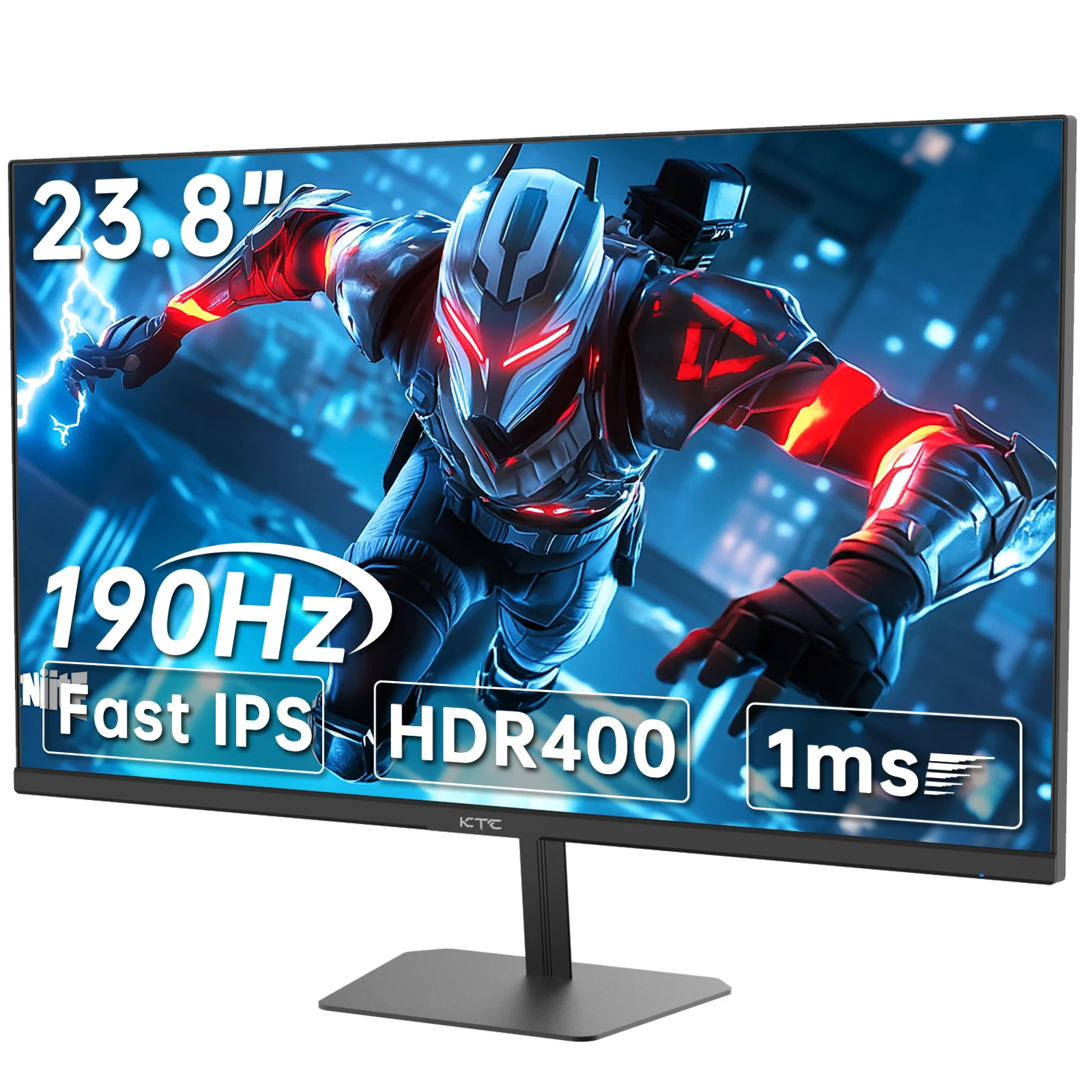 

24 inch 190Hz/180Hz Gaming FHD 1080P Monitor, Fast IPS Screen, HDMI *2&DP*1, AdaptiveSync, Eye Care, Tilt Adjustable, 1ms Respon