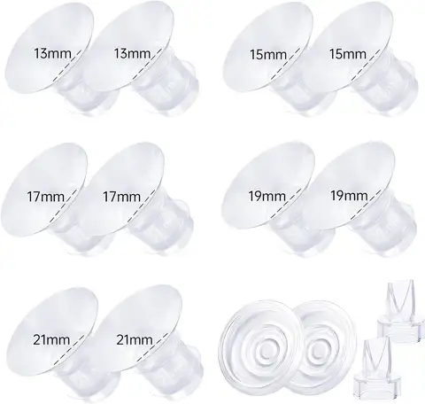 플랜지 인서트 13/15/17/19/21mm Momcozy S12/S12pro/S9/S9 pro와 호환 가능, TSRETE/Spectra/Medela 24mm 실드/플랜지용