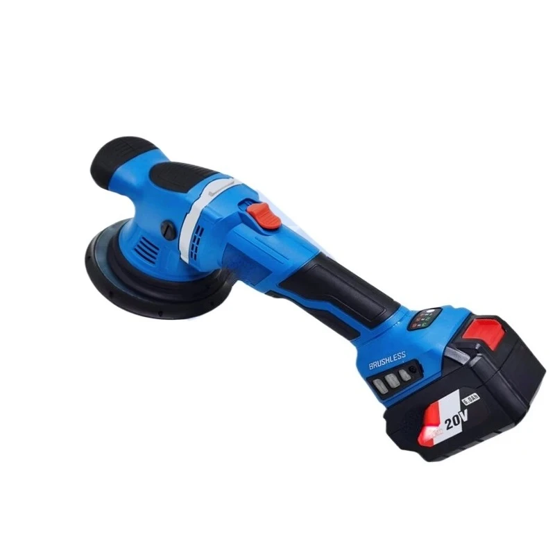 20V Brushless Lithium Rechargeable Track Sander 150mm Polishing Machine Grinding Electric Tool