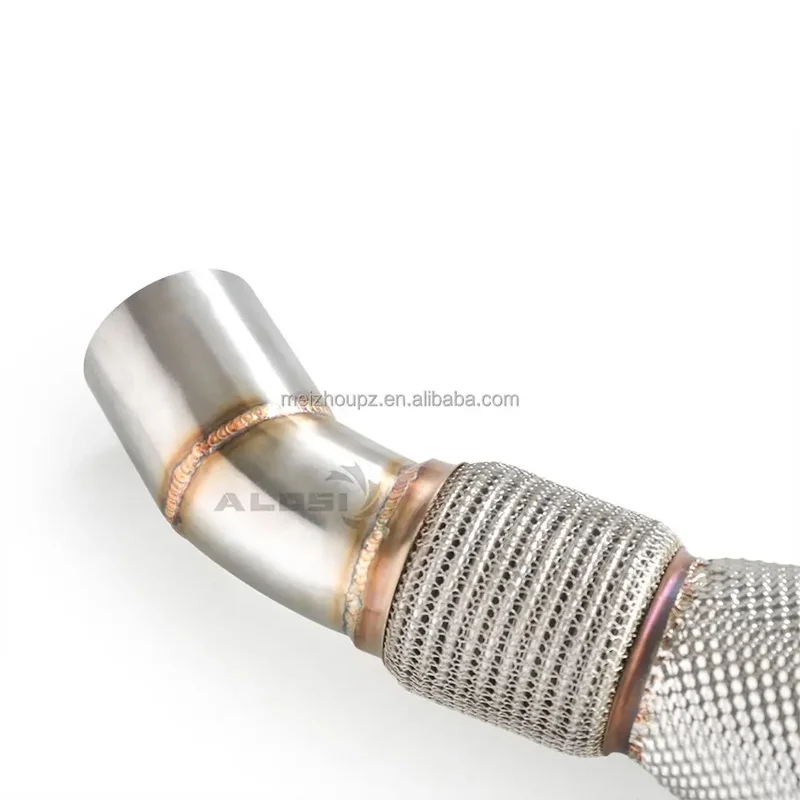 Premium Stainless Sport 540i G30 B58 3.0T , Turbo Pro Kit 2019-2023 304 Stainless Downpipe Flow Racing Tuning Parts Kit Quality