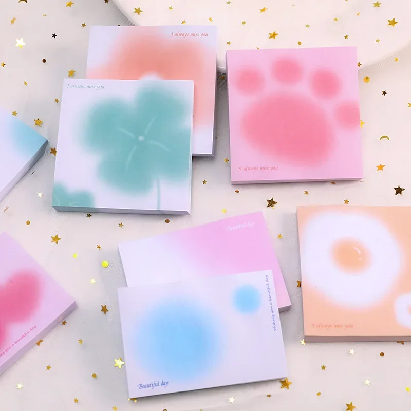 Sticky Notes Pads Stationery Paper Stickers Memo Notepad Notebook School Office Accessories