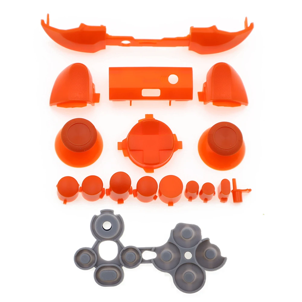 1 مجموعة ل Xbox سلسلة X S مجموعة أزرار التحكم L R LB RB الوفير الزناد أزرار طقم عصري وملحقات ألعاب مطاطية موصلة