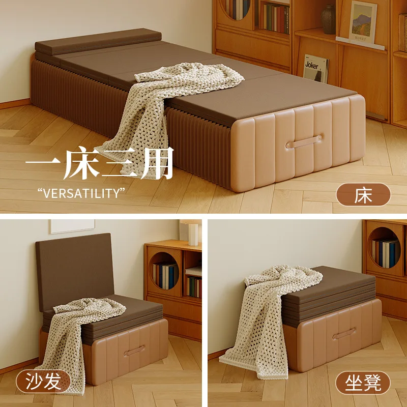 Folding bed Organ color bed Lunch break Nap Simple bed