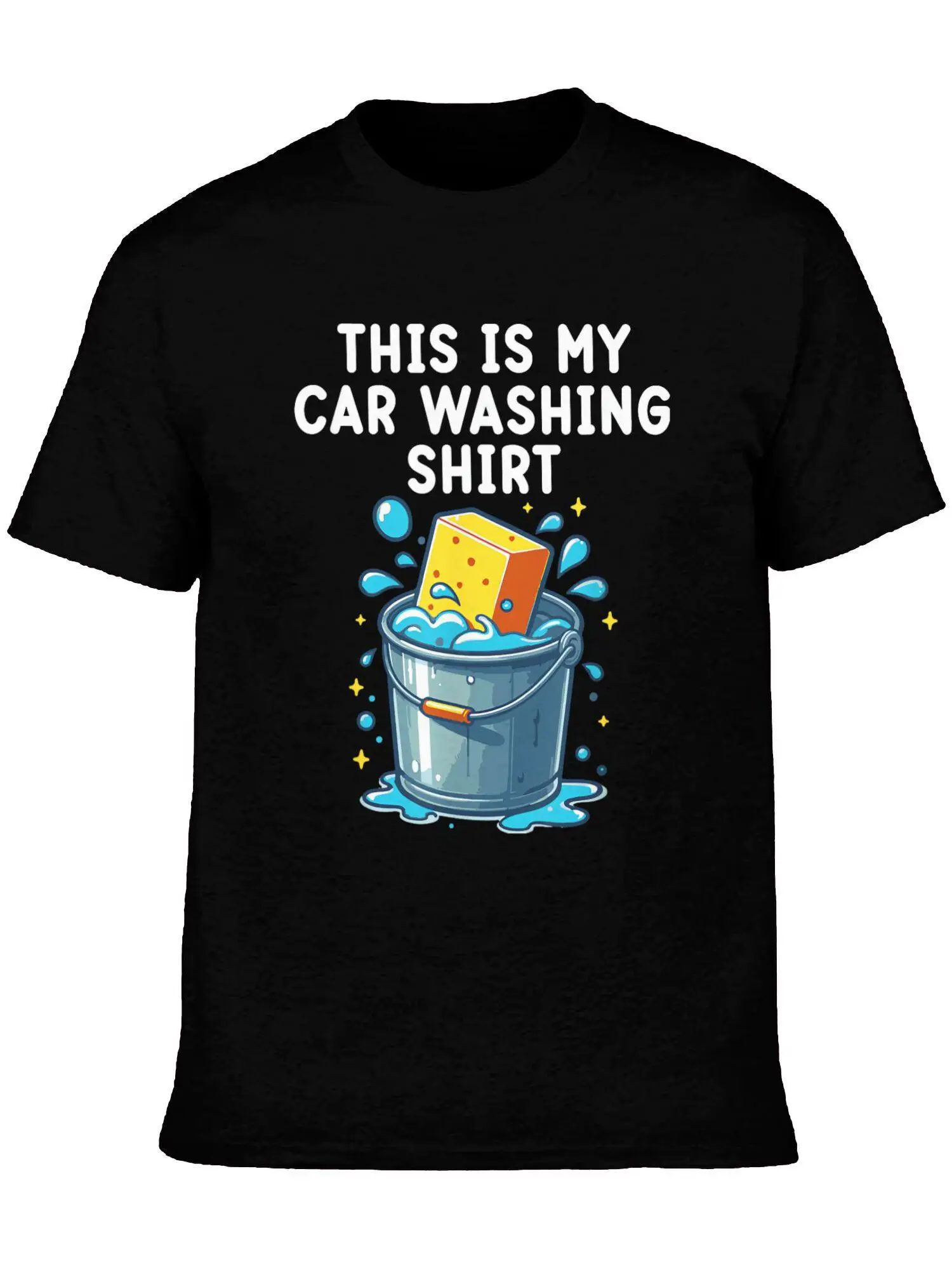 My Car Washing Car Detailer Cleaning Expert Graphic T-Shirt - Men'S Graphic Shirts, Men'S T-Shirt, Graphic T-Shirts, Vintage Graphic Tee for Men, Printed Shirts for Men