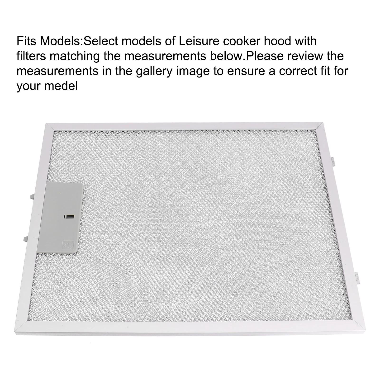 

Алюминизированный фильтр для извлечения жира, подходящий для большинства вытяжек, простая установка, улучшенная кухонная вентиляция