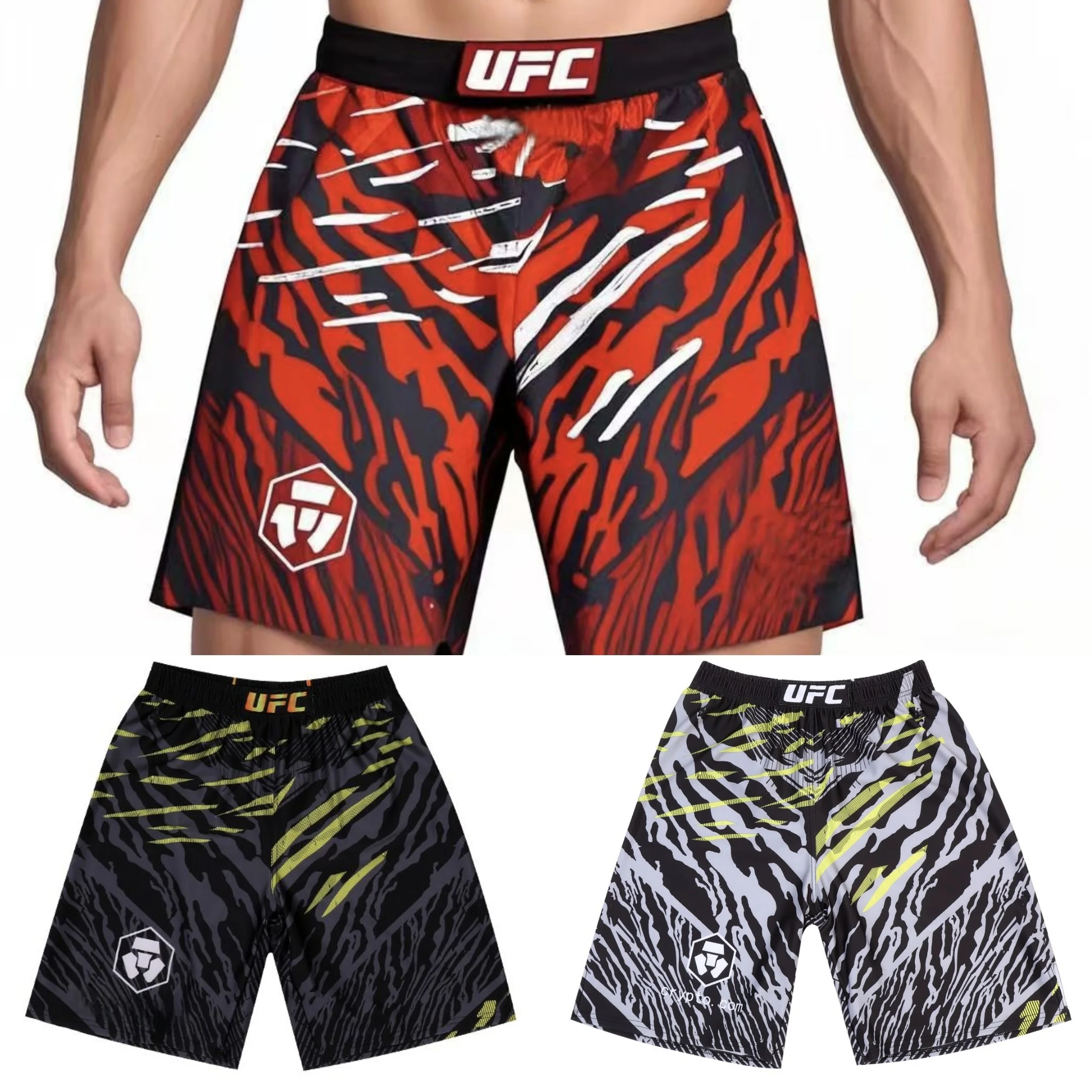 

Training orts for MMA And Boxing Sports Qui Dry Martial Arts Pants Loose Fit Polyester Fiber Men Women Daily Wear