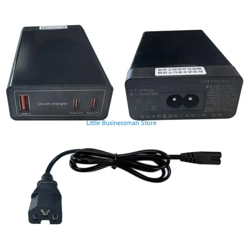 Efficient 3 Port Type C And USB Outputs Phone For Most Vehicles M76A