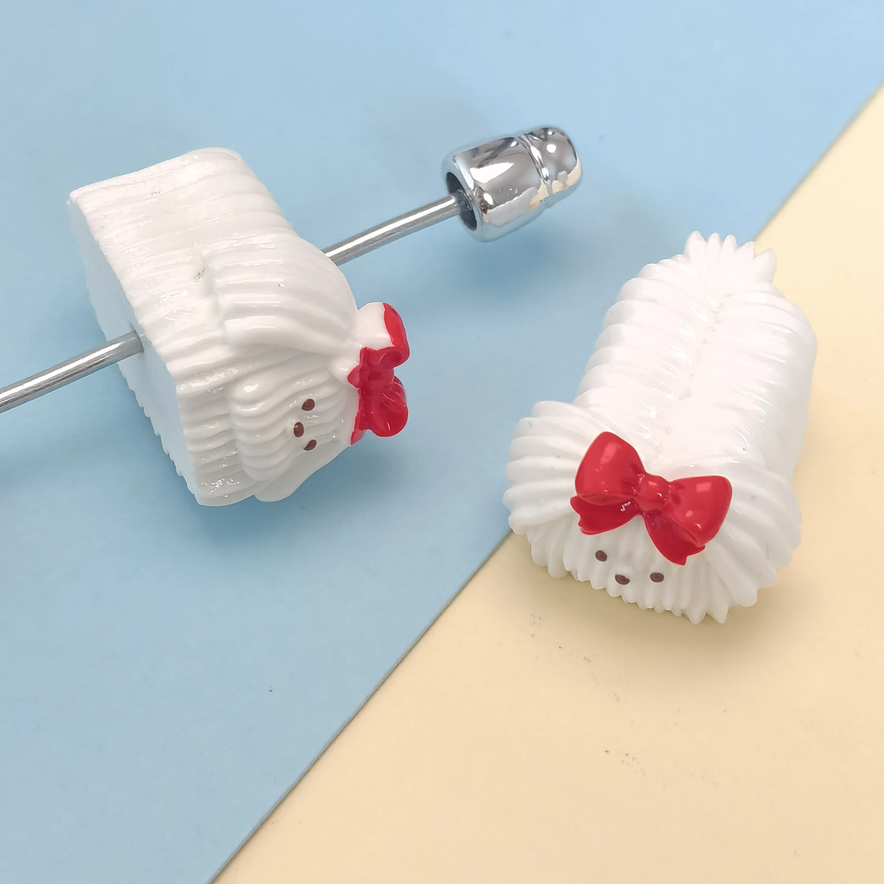 Cartoon 3D Dog Resin Charms for Jewelry Making Accessories DIY Pendants Keychain Bracelet Necklace Decoration Crafts