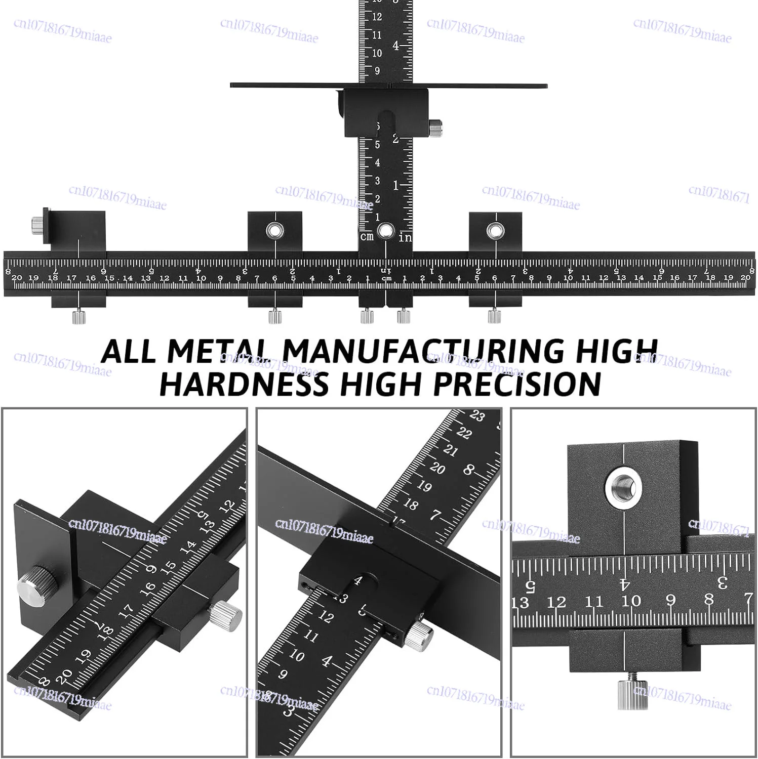 Aluminum Alloy Handle Punch Positioner Cabinet Hardware Jig Cabinet Door Handle Installation Punch