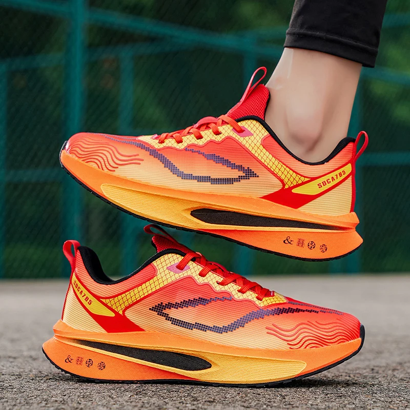 Running Shoes Men Trainers Sport Shoes Carbon Plate Professional Marathon Running Racing Shoe Women Walking Shoes Male Sneakers