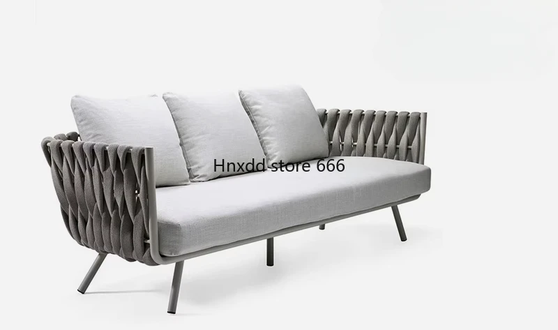 Outdoor sofa rattan furniture living room balcony rattan chair sofa