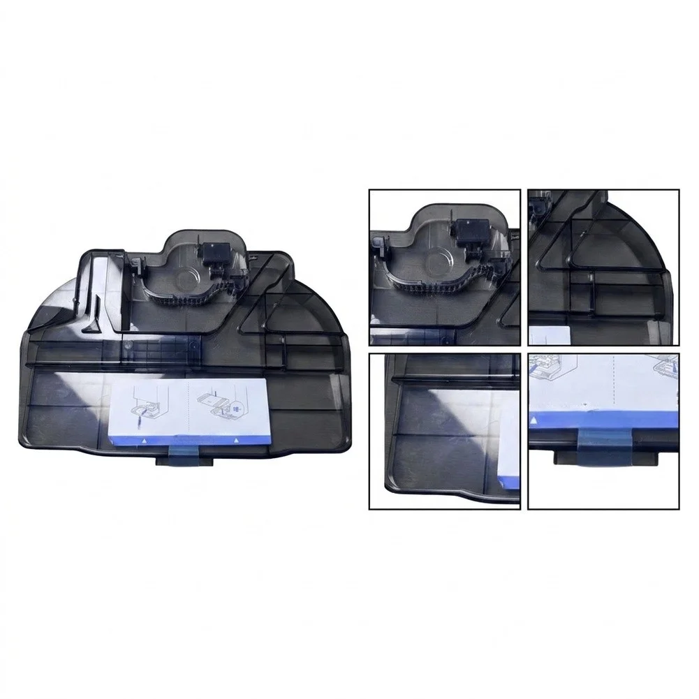Base Station Cleaning Tray for ecovacs PRO Robot Vacuum Dust Containment Automatic Closure Stable Non Slip Design