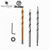 9mm 9.5mm Oblique Hole Locator Drill Bits for Woodworking Pocket Hole Jig Kit Drill Guide Set Shank Hex / Round