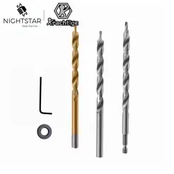 9mm 9.5mm Oblique Hole Locator Drill Bits for Woodworking Pocket Hole Jig Kit Drill Guide Set Shank Hex / Round