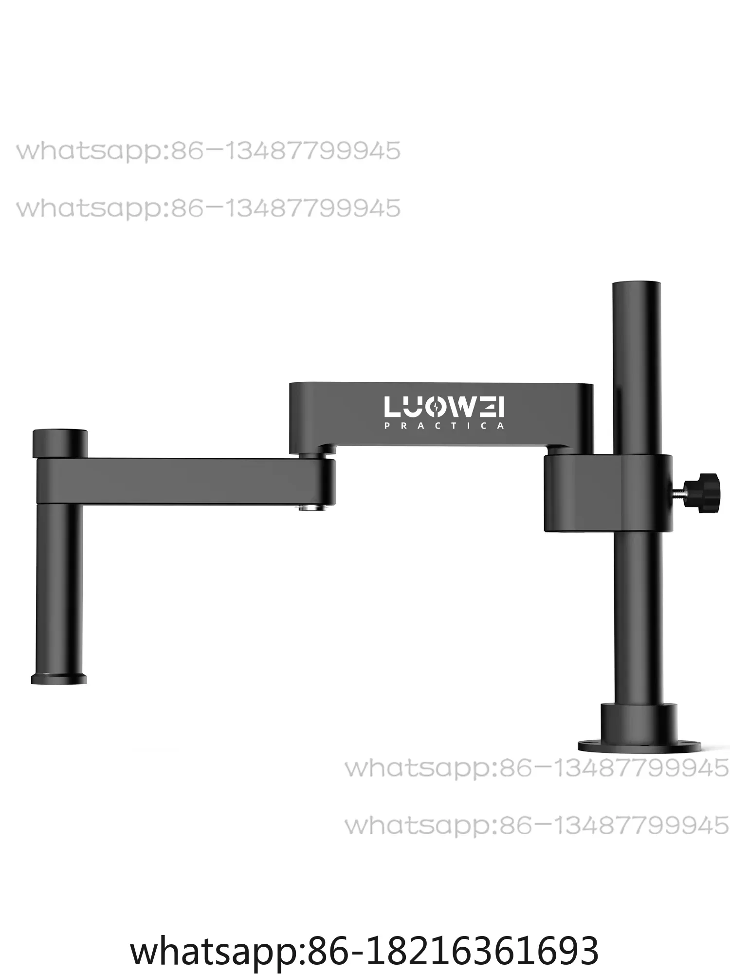 Microscope swing arm metal universal telescopic folding lifting and maintenance inspection bracket