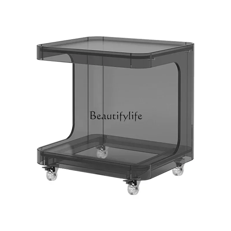 

ls 04Acrylic removable bedside table Nordic style light luxury shelf