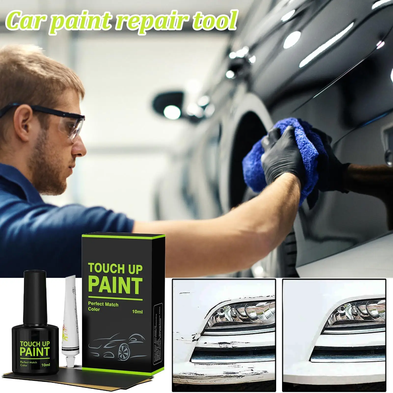 For Tesla Model Y/3 Touch Up Paint Pen For Cars Automotive Auto Safe UV Protection Remover Car Touch Up Paint Pen For Interior