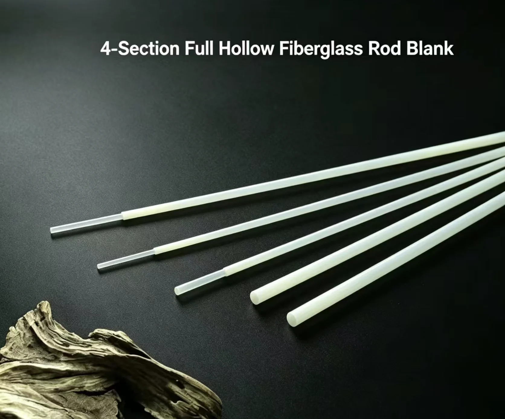 Aioushi high-quality transparent fiberglass rod blank solid hollow DIY player stream micro object