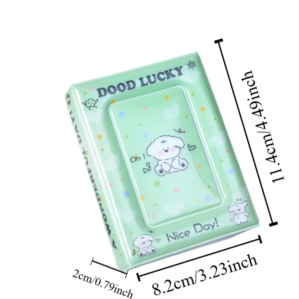 36Card Slots Envelope Photo Album Cartoon Animals Cute Picture Storage Holder Waterproof Large Capacity Business Card Book Girl