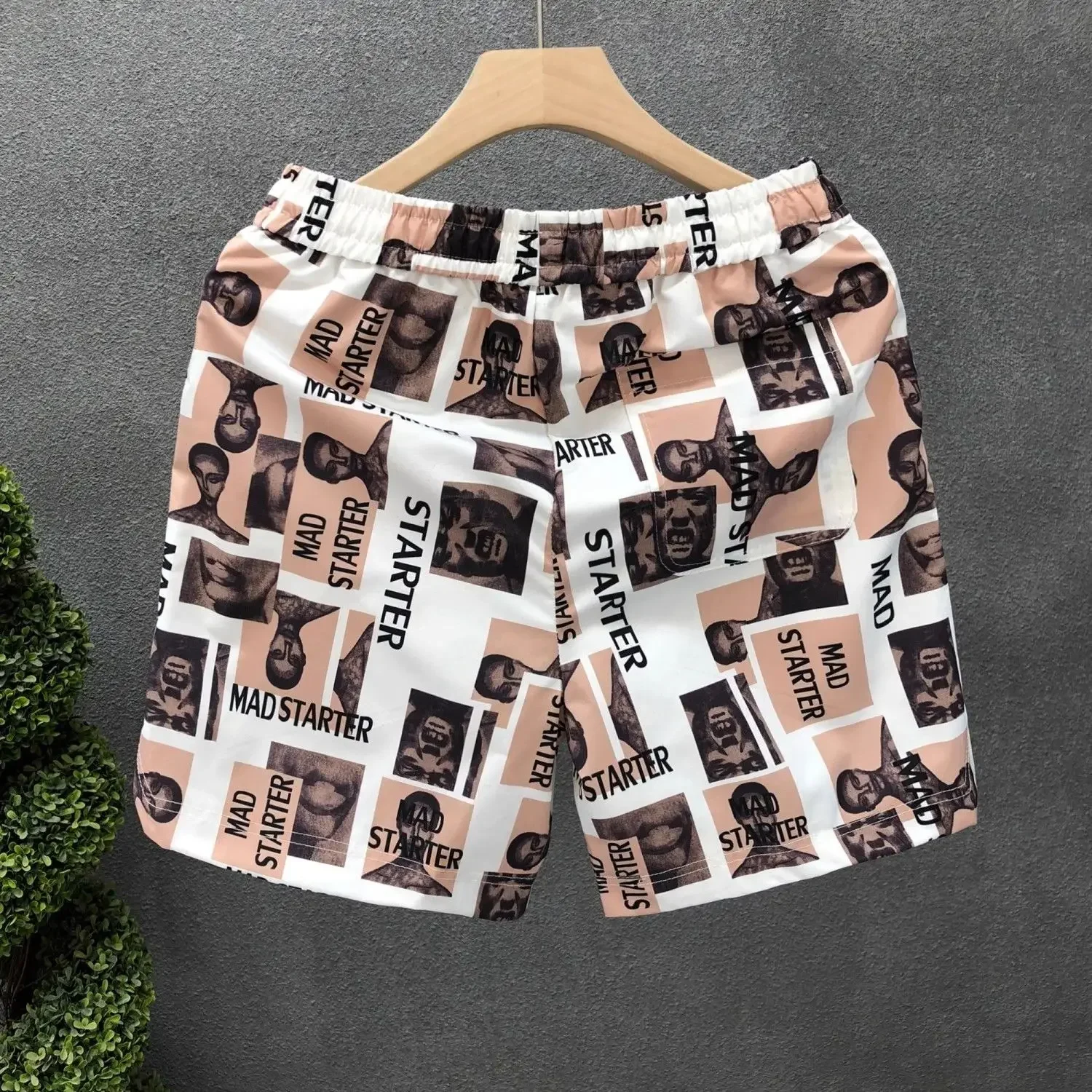 New American Ruffian Handsome Personalized Printing Fun Casual Loose Comfortable High Quality Men\'s Shorts Beach Pants 3D