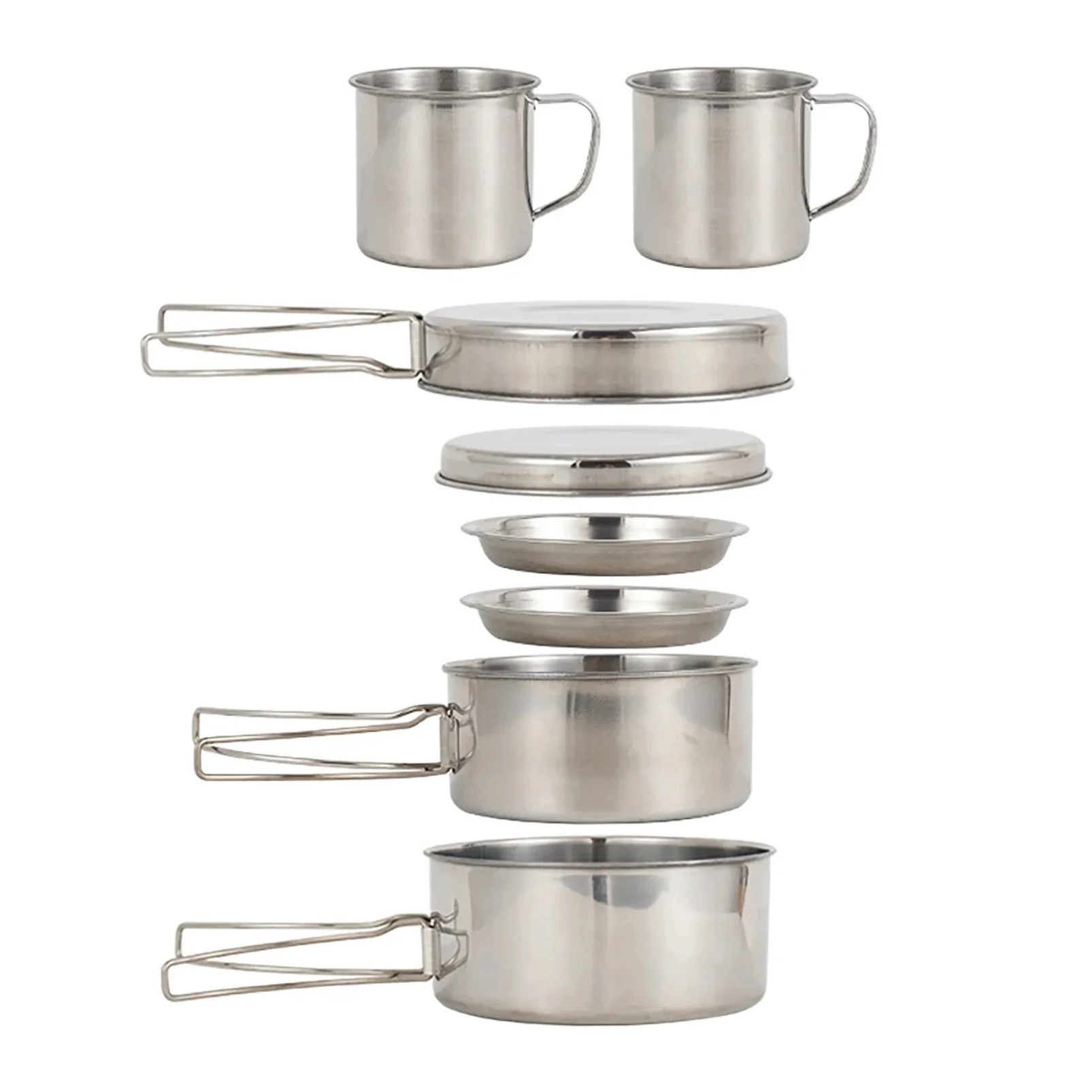 8pcs/Set Camping Cookware Mess - Camping Cooking Mess Kit recension och pris