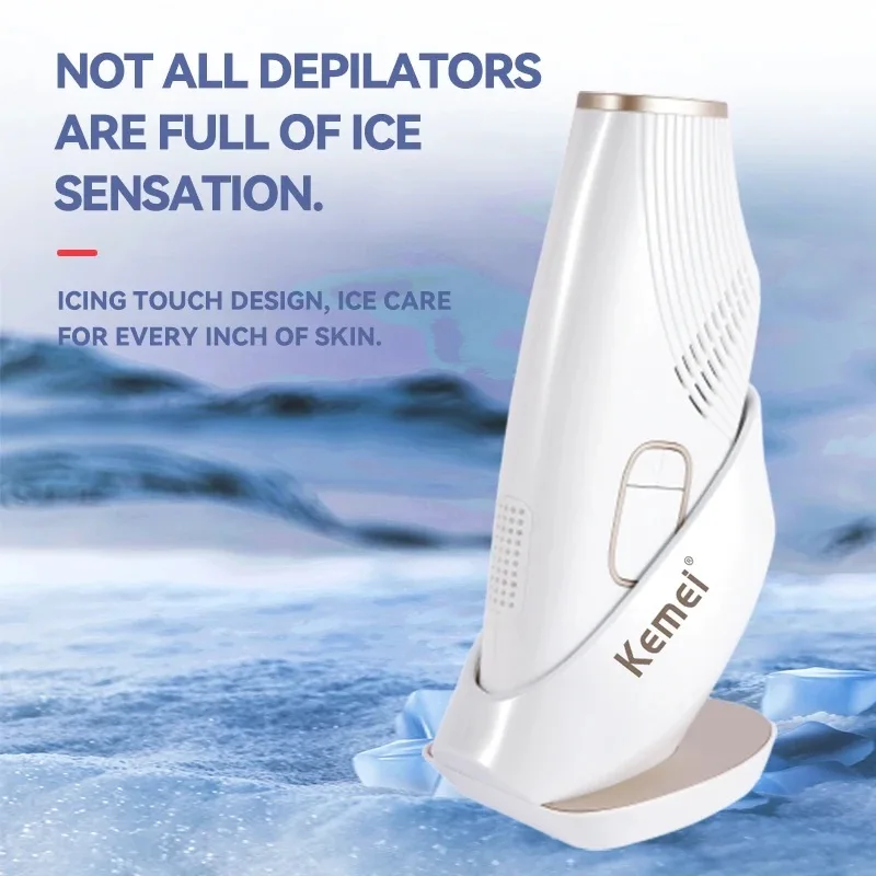 Laser Hair Removal Ice Cooling Painless IPL Laser Hair Remover Device Electrolysis Permanent Epilator on Face Body Depilation