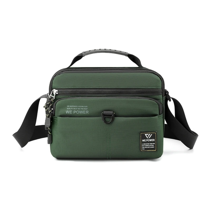 Tieners Casual Crossbody Tas Mannelijke Schoudertas met grote capaciteit Heren Messenger Bag E74B