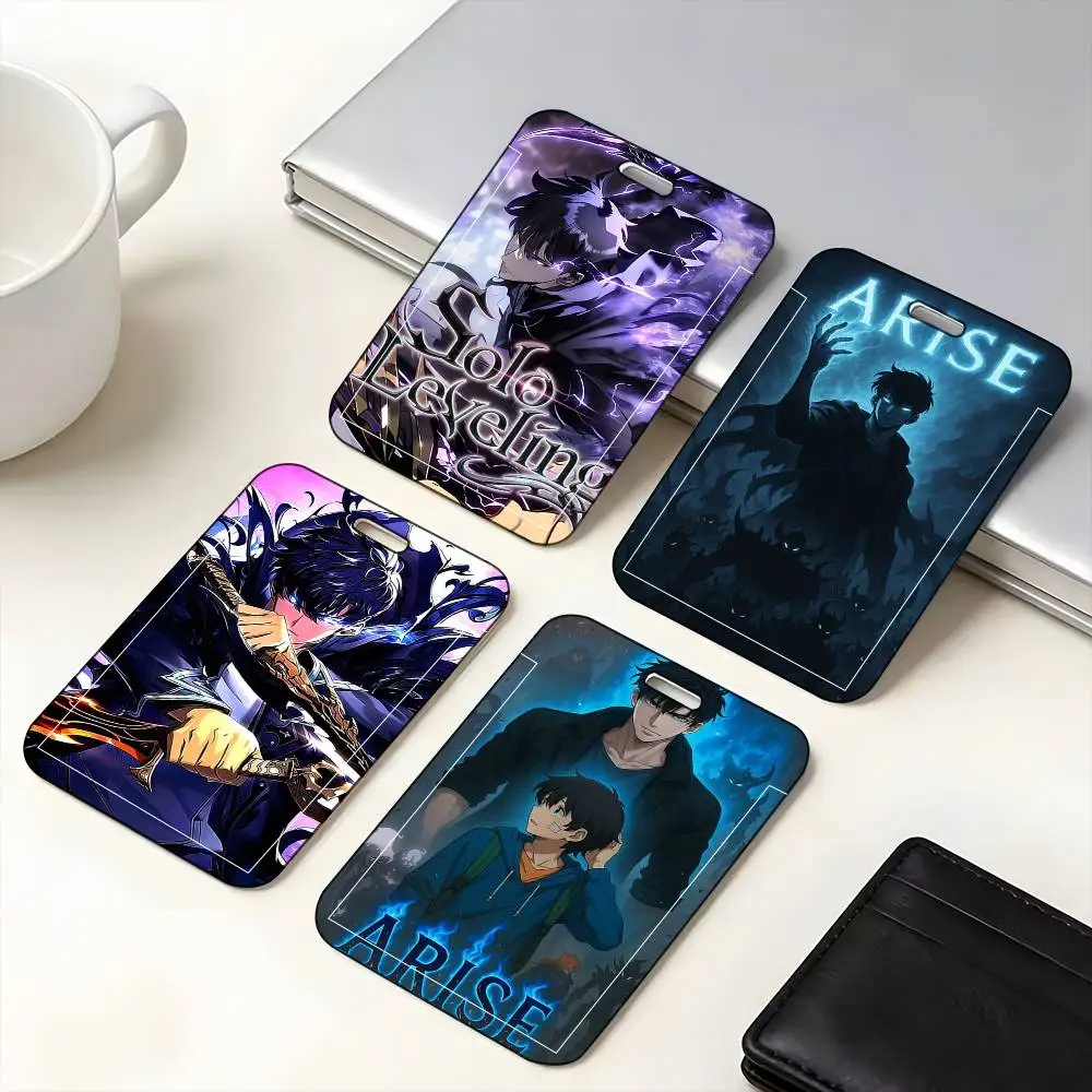 1pc Solo Leveling ID Card Sleeve School Card Access ID Card 