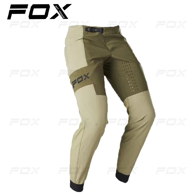 Classical AM ROAD FOX Moto Racing Pants MTB BMX ATV DH Mountain Bike Cycling Pants MX Motocross Dirt Bike Quick-drying Pants