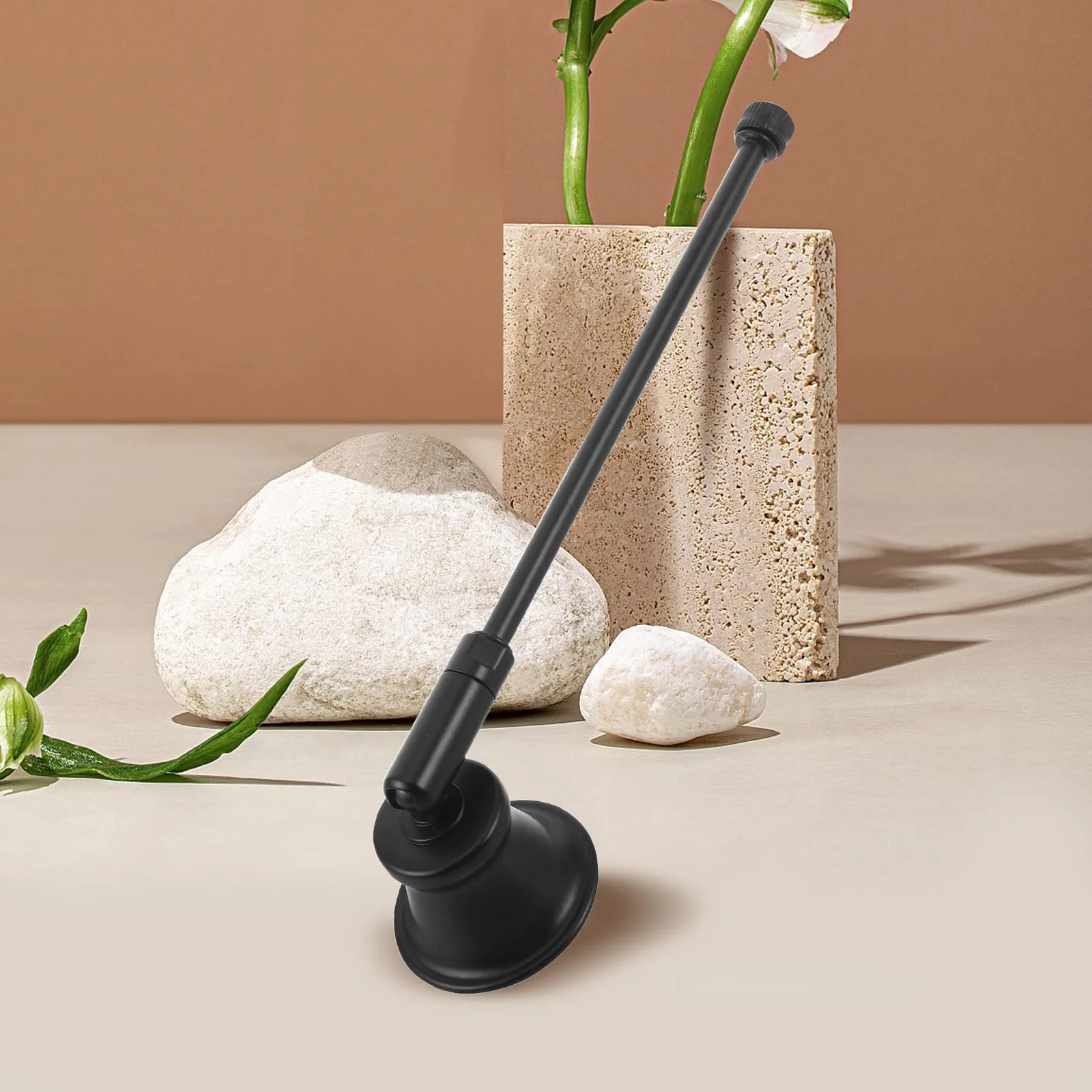 6.5 بوصة طفاية السنافر مقبض طويل الفتيل المعدني لهب السنافر لإطفاء آمن خمر أنيق #6