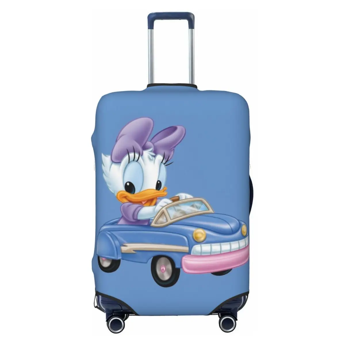 

Custom Donald Duck Daisy Duck Suitcase Cover Washable Luggage Covers Protector for 18-32 inch