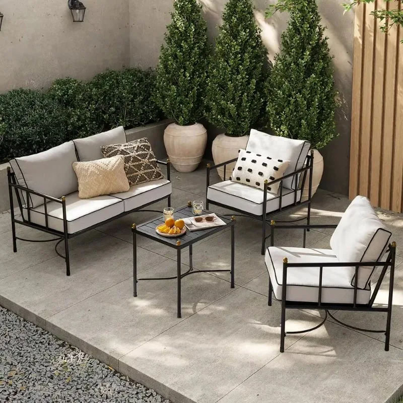 Courtyard Garden Set Outdoor Furniture Set Tarraces Balcony Backyard Sofa Outdoor Living Seat Group Garden Furniture