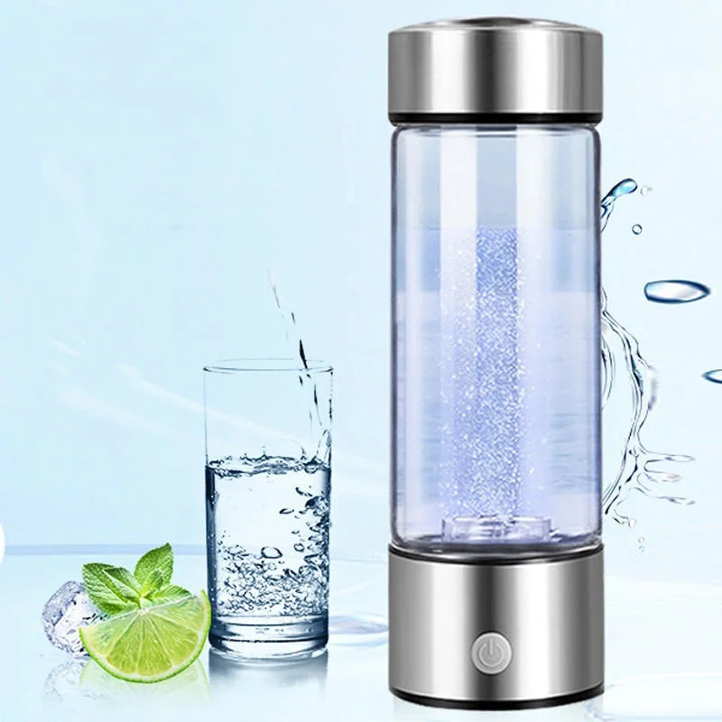 

Hydrogen water bottle, hydrogen-rich water cup, USB-charged hydrogen electrolysis generator 3 minutes charge PEM Technology